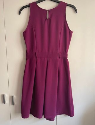 Vestido morado Pull&Bear