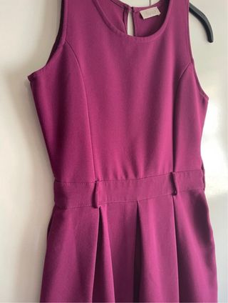 Vestido morado Pull&Bear