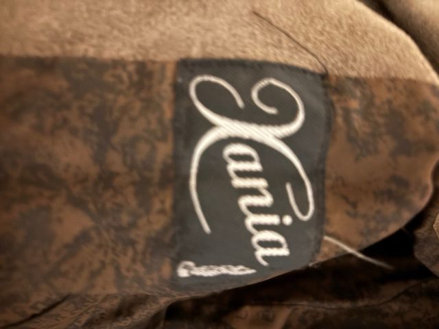 Chaqueta ante vintage marrón