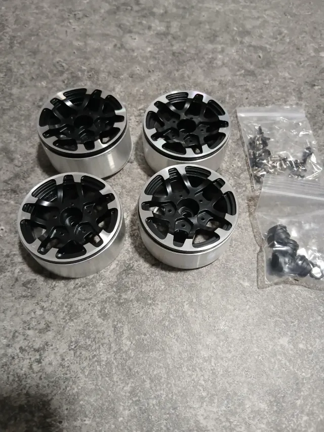 Juego 4 Llantas Beadlock 1.9 Crawler Rc