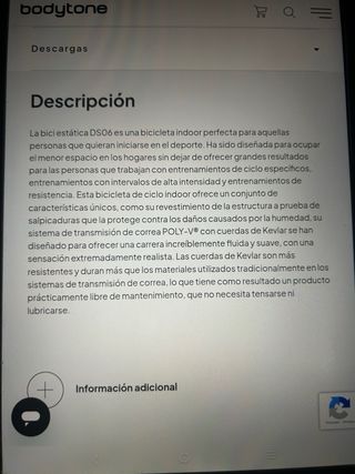 Bicicleta Spinning Bodytone DS06