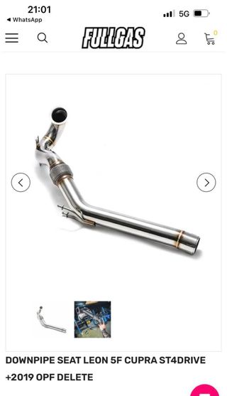Downpipe Seat León 5F Cupra ST4DRIVE