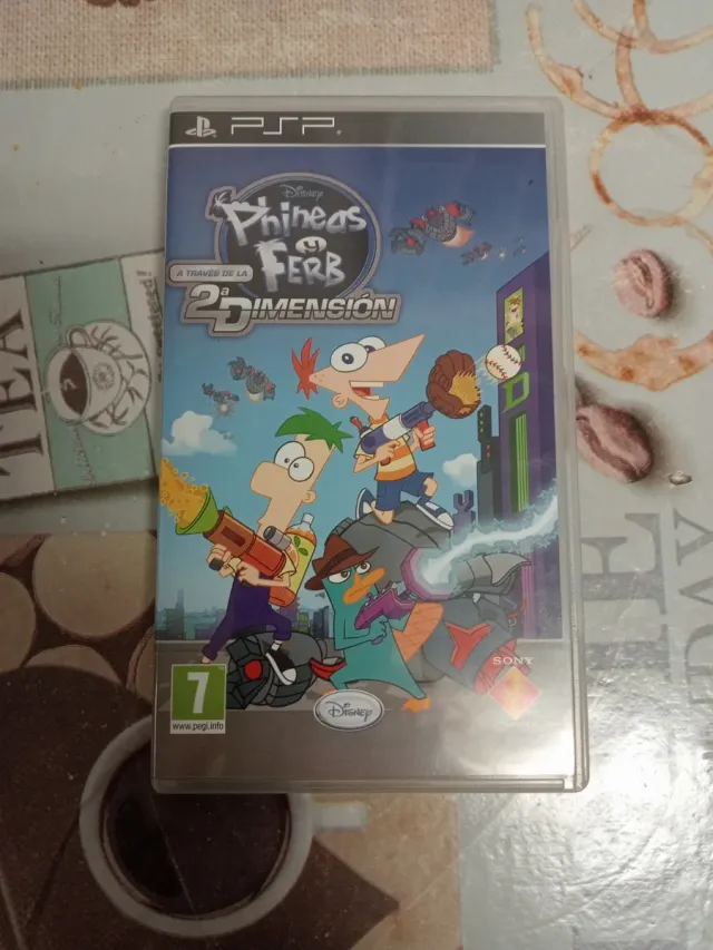 Juego PSP Phineas y Ferb: A través de la 2ª Dimens
