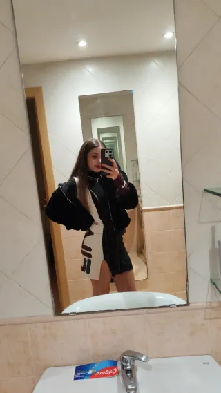 Vestido Invierno Negro y Blanco