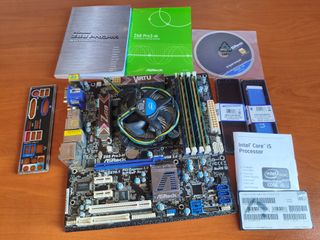 Placa Base mATX LGA 1155 + CPU i5-2400 + 16GB RAM