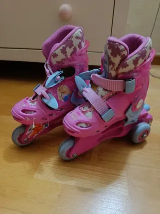 Patines Barbie rosas talla ajustable