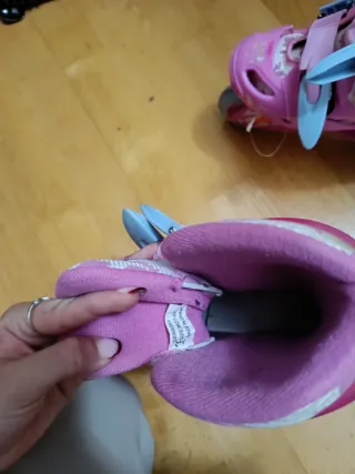 Patines Barbie rosas talla ajustable