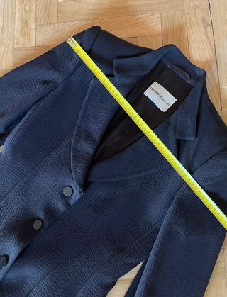 Abrigo Blazer Emporio Armani Lana Virgen IT 40 