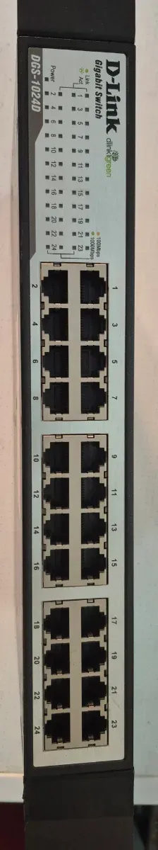 Switch Gigabit D-Link 24 Puertos DGS-1024D
