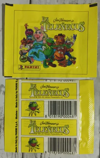 Sobres Teleñecos Panini 1995 sin abrir