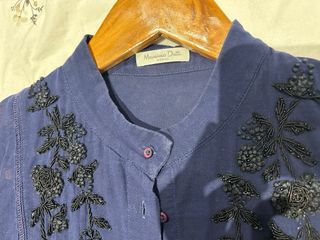 Camisa sin mangas Massimo Dutti bordada