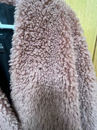 Abrigo Zara Rosa Peluche