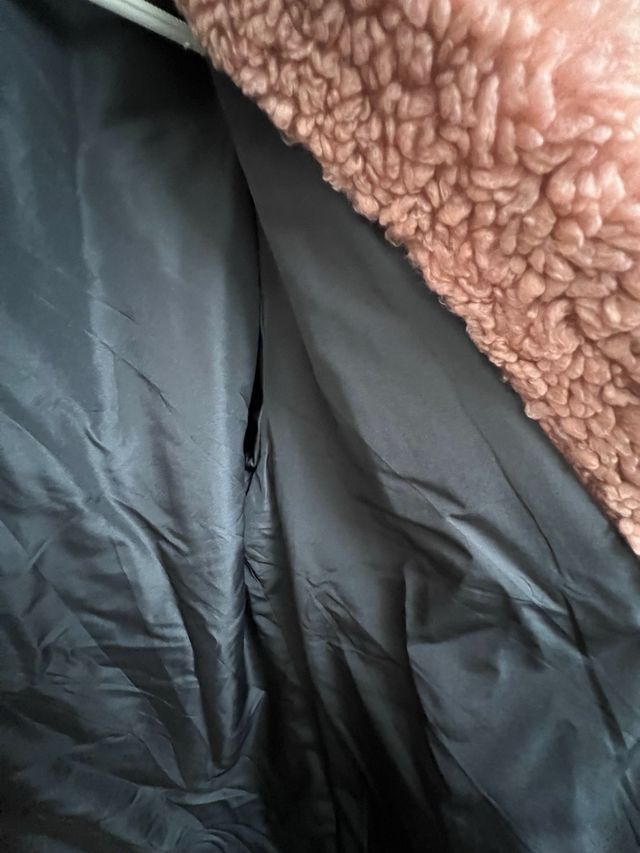 Abrigo Zara Rosa Peluche