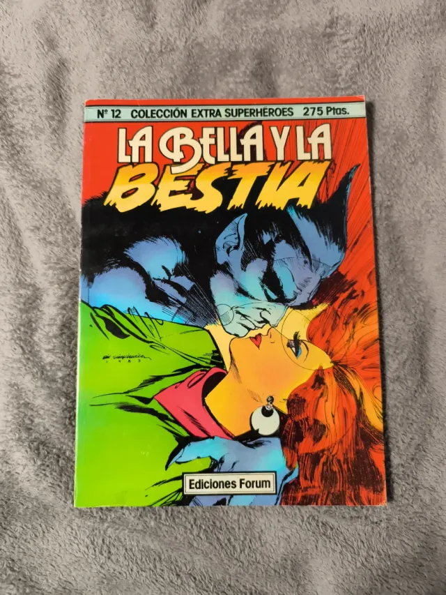 Cómic extra superhéroes la bella y la bestia
