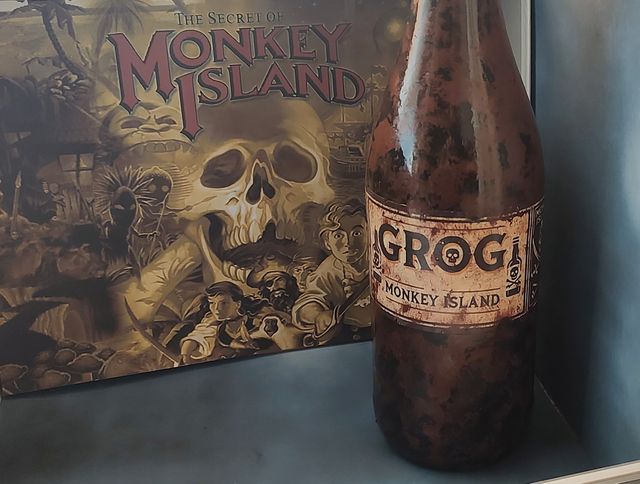 Bottiglia Grog Monkey Island