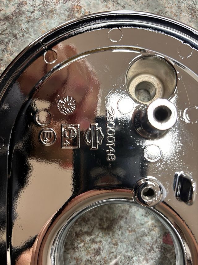 Backplate Filtro Aire Harley Davidson 114 Cromo