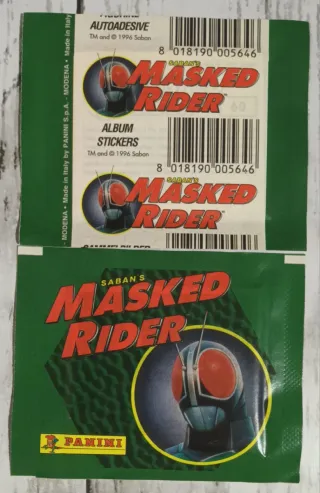 Sobres Masked Rider Panini 1996 sin abrir