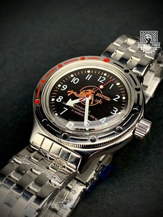 Vostok Amphibia 420380 Scuba Dude Nuevo a estrenar