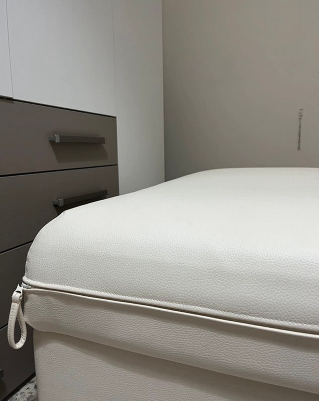 Pouf letto in ecopelle