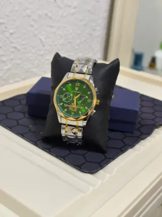 Reloj poedagar Hombre Oro Verde