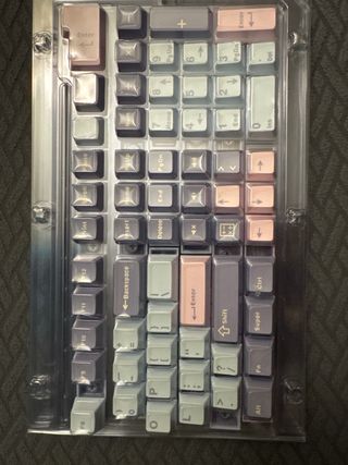 126 Teclas de teclado mecánico de material PBT