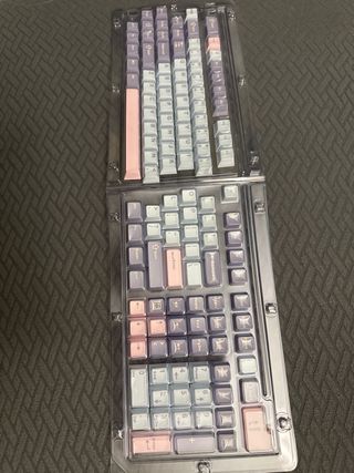 126 Teclas de teclado mecánico de material PBT