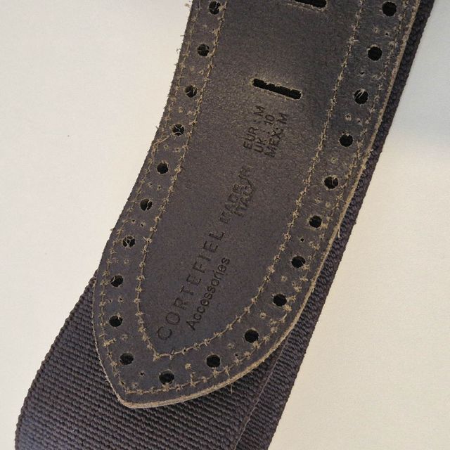 Cortefiel - Cinturón Piel con Hebilla Dorada