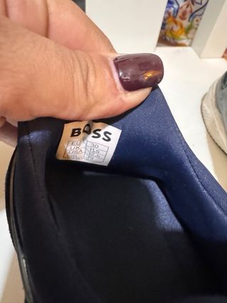 Scarpe Hugo Boss blu numero 30