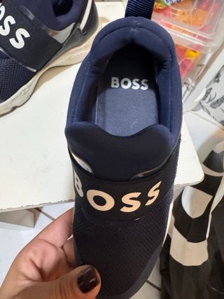 Scarpe Hugo Boss blu numero 30