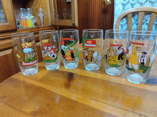 6 Vasos Cerveza Kronenbourg