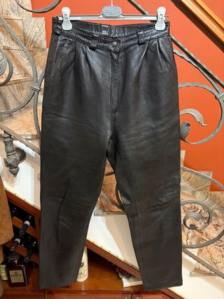 Pantaloni in vera pelle uomo vintage