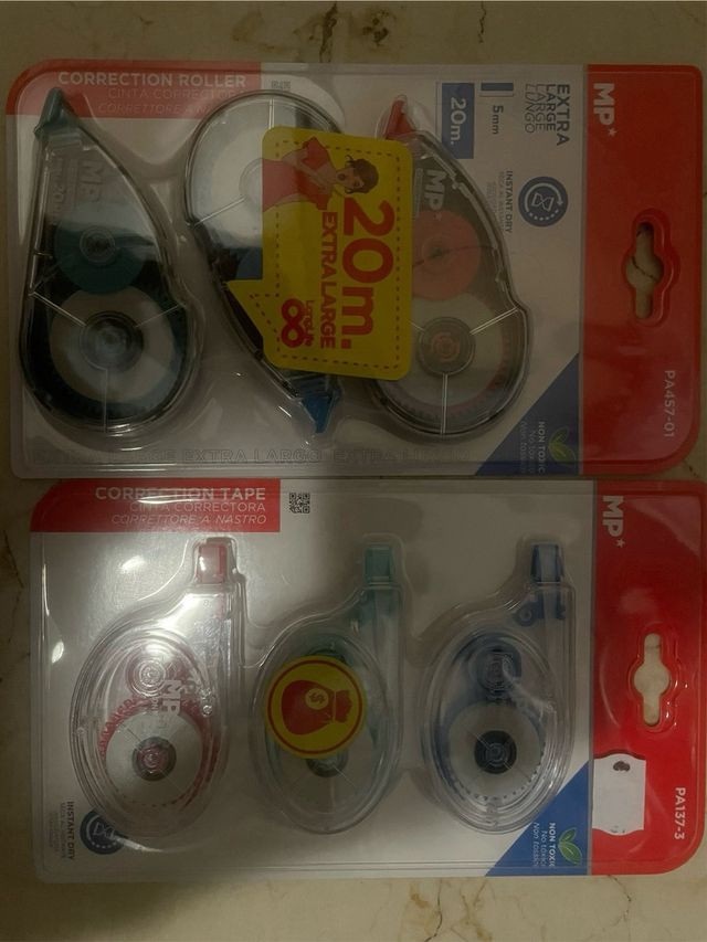 Pack 3 Rollers Corrector MP + Pack 3 Cintas extras