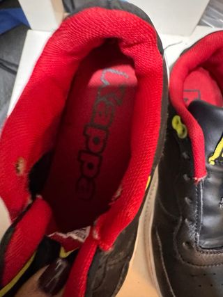 Scarpe Kappa nere e rosse numero 30