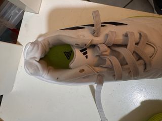 Scarpe calcio Adidas bambino bianche