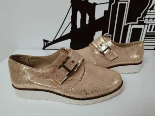 Zapatos dorados mujer talla 37