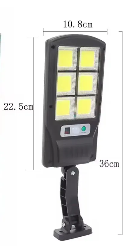 Lámpara solar pared con sensor, NUEVO