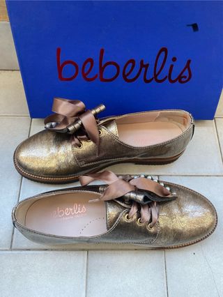 Scarpe bambina Beberlis tg 36 pari al nuovo 