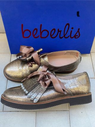 Scarpe bambina Beberlis tg 36 pari al nuovo 
