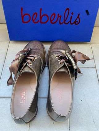 Scarpe bambina Beberlis tg 36 pari al nuovo 