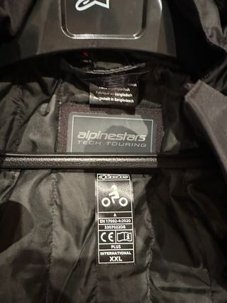 Chaqueta Moto Alpinestars Negra