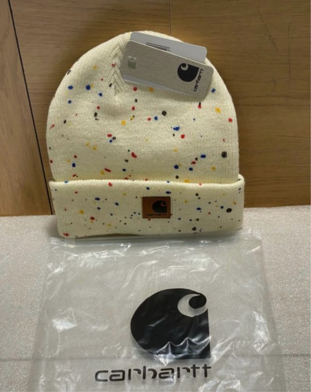 Gorro Carhartt Invierno Beige Multicolor