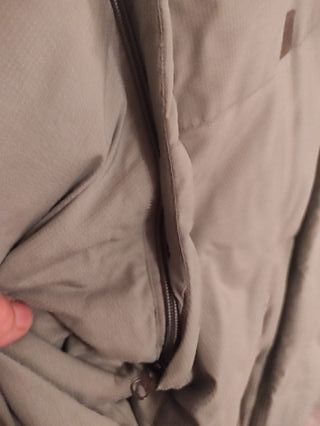 Anorak verde plumífero