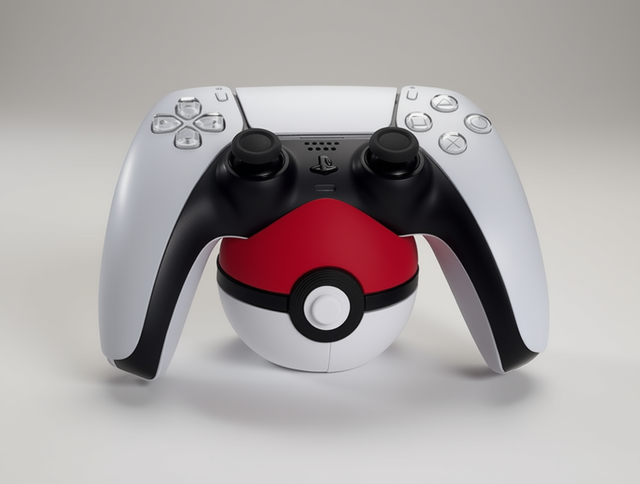 Soporte Pokeball para Mando PS5