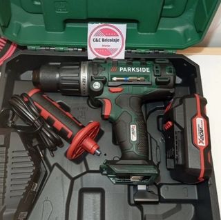 Taladro Parkside 20V completísimo