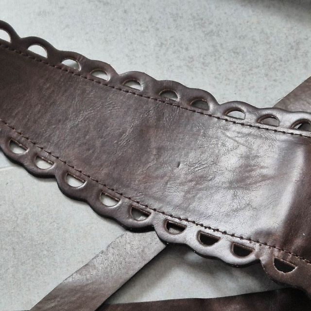 Morgan - Cinturón fajín con borde calado