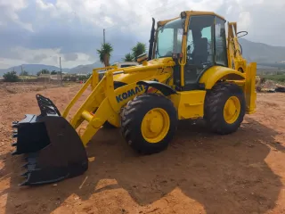 Retro Retroexcavadora Komatsu WB97-S