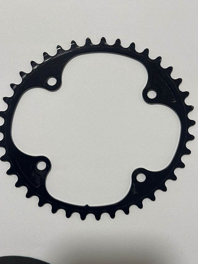 Platos Ovalados ABSOLUT BLACK 53-39 Campagnolo 