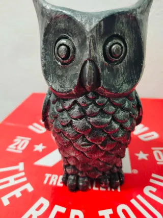 Figura búho decoración plata
