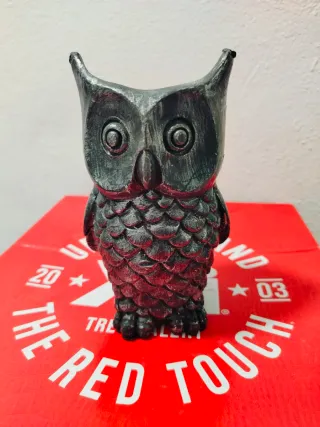Figura búho decoración plata