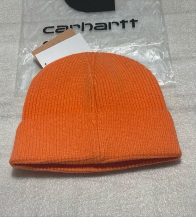Gorro Carhartt Algodón Naranja Sin Usar
